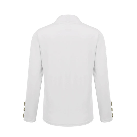 Plus Size Women's Solid Color Long Sleeve Blazer - Button Cuff Sport Coat Comfortable For Work & Casual Wear