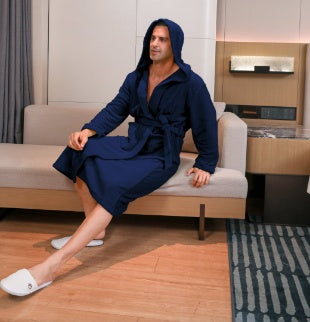 Men's Fibre Velvet Gown Set