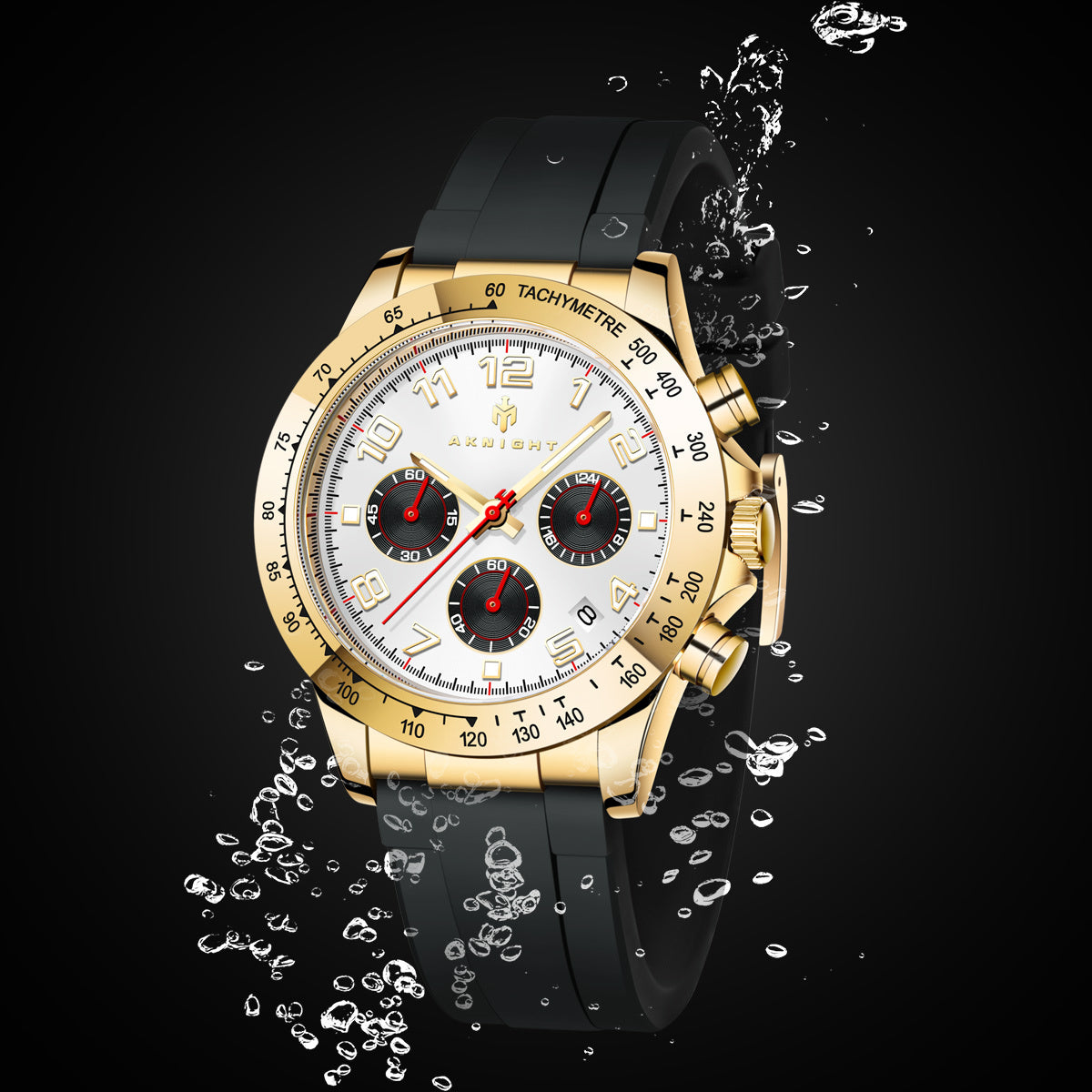 Men Watch Chronograph Quartz Dress Watch For Men Classic Business Fashion Waterproof Wristwatches With Date Elegant Gift