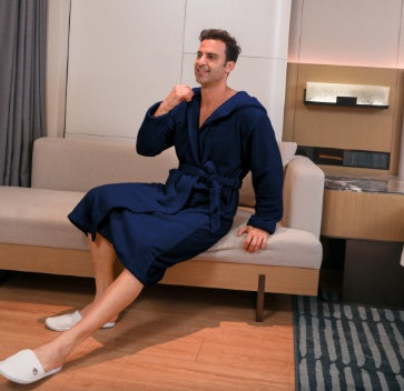 Men's Fibre Velvet Gown Set