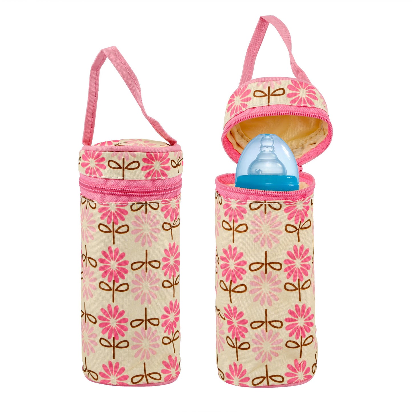 5PCS Per Set Baby Nappy Diaper Bags Set Mummy Diaper Shoulder Bags WithNappy Changing Pad Insulated Pockets Travel Tote Bags For Mom Dad