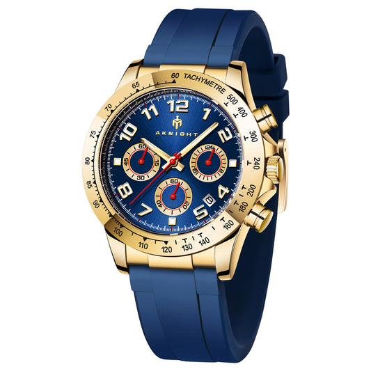 Men Watch Chronograph Quartz Dress Watch For Men Classic Business Fashion Waterproof Wristwatches With Date Elegant Gift